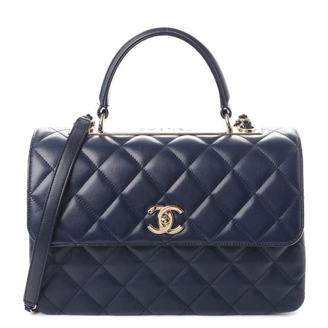 navy chanel bag.